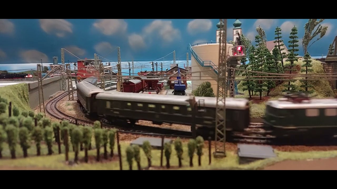 Märklin M-Gleis Blechdonnerbüchsen auf der Anlage