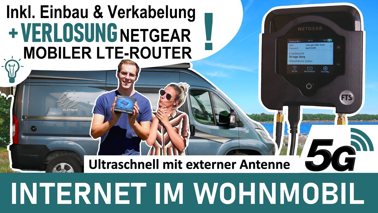 5G (!) im WOHNMOBIL - unser Set-up für MOBILES INTERNET im Camper - superschnelles WLAN / LTE / 5G