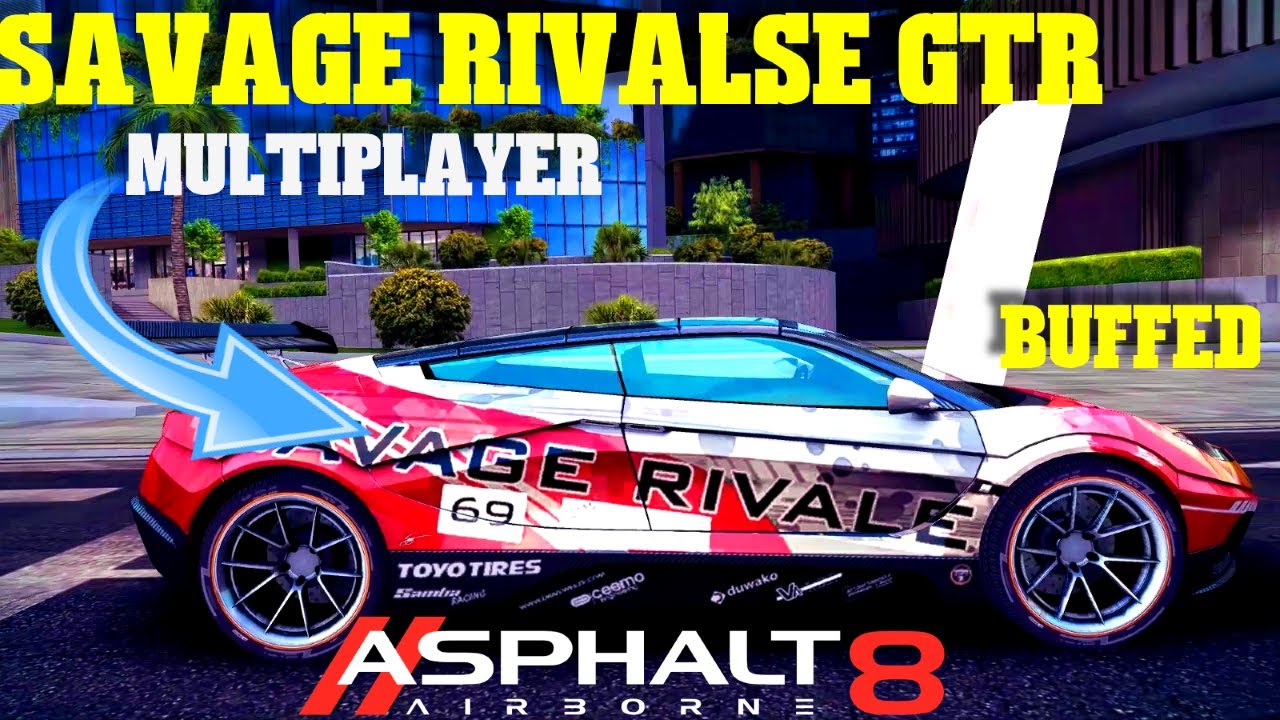 Asphalt 8: NEW A CLASS SAVAGE BEAST!!? Savage Rivale GTR Multiplayer after update 62