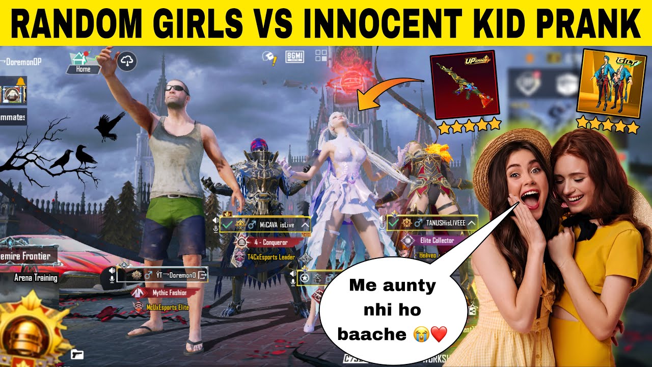 TROLLING RANDOM RICH GIRLS SQUAD🥰 SHOCKED😱 AFTER SEEING MY NEW M416 SKIN😍 BEST REACTION❤️🔥