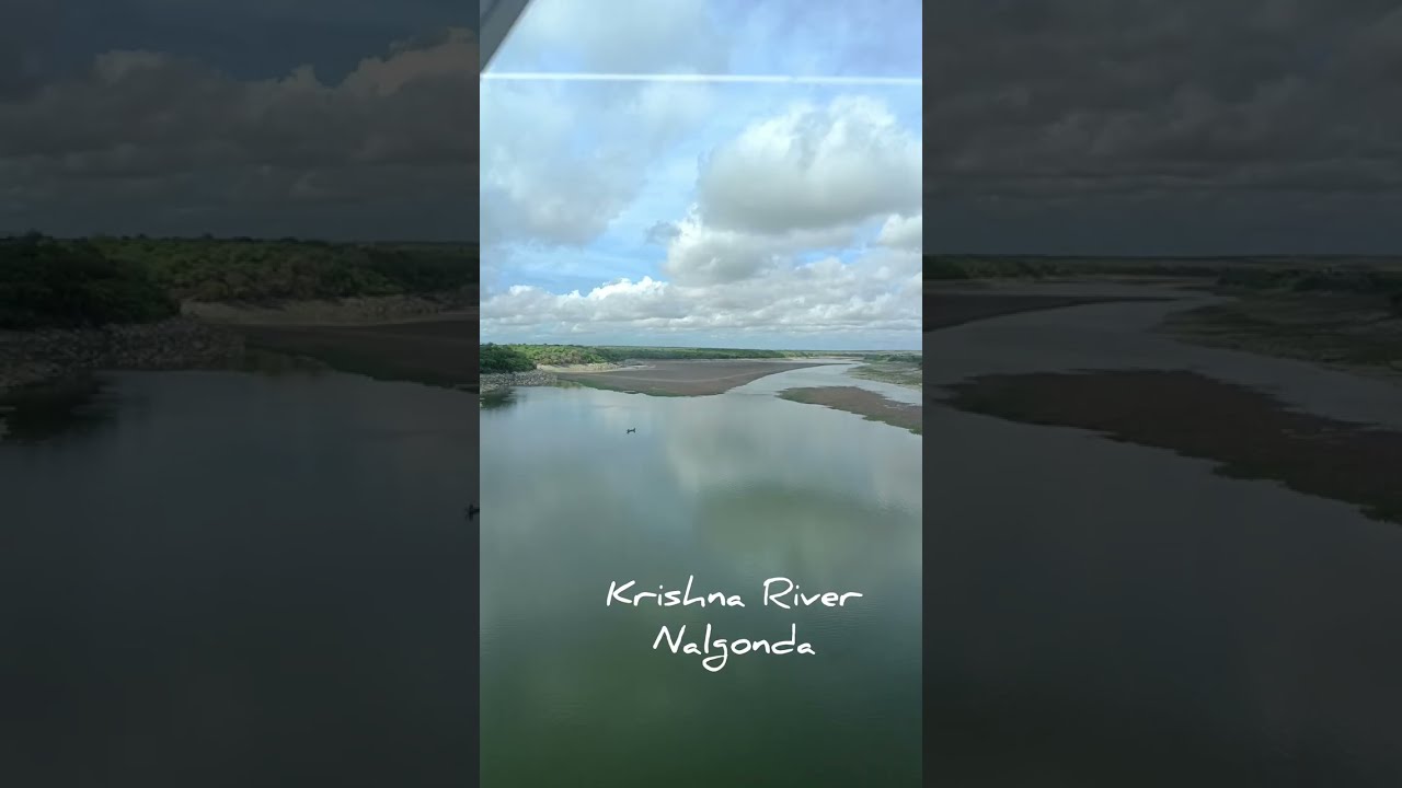 Beauty of Krishna River at Damarcherla, Nalgonda District