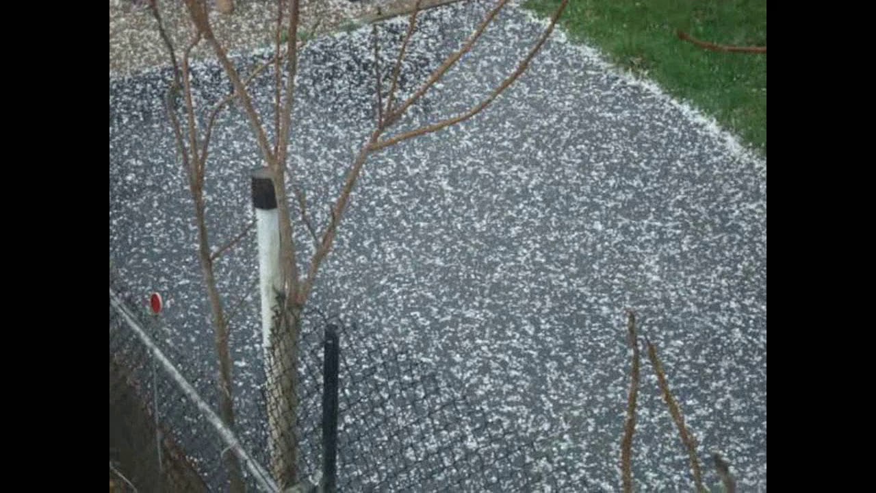 Hail in Buffalo, NY