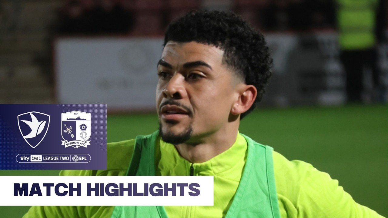 25/26 Highlights: Cheltenham Town 2-2 Barrow AFC