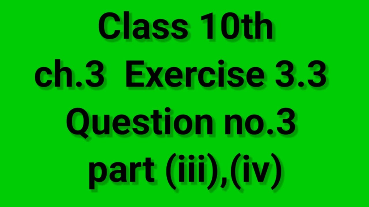 Class10th chapter 3 pair of linear equations in two variables. #learnmaths #mostpopular 