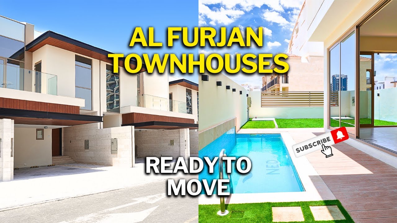 ВНУТРИ скрытой жемчужины Дубая: современный таунхаус Al Furjan 🏡 | Готов к заселению!