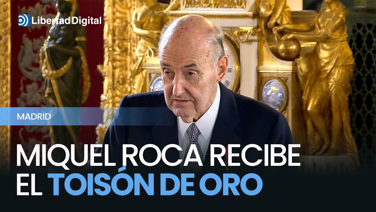 Miquel Roca agradece emocionado el Toisón de Oro