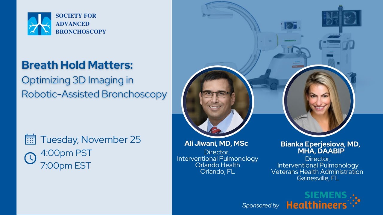 NOV 2025 | Breath Hold Matters: Optimizing 3D Imaging in Robotic Assisted Bronchoscopy