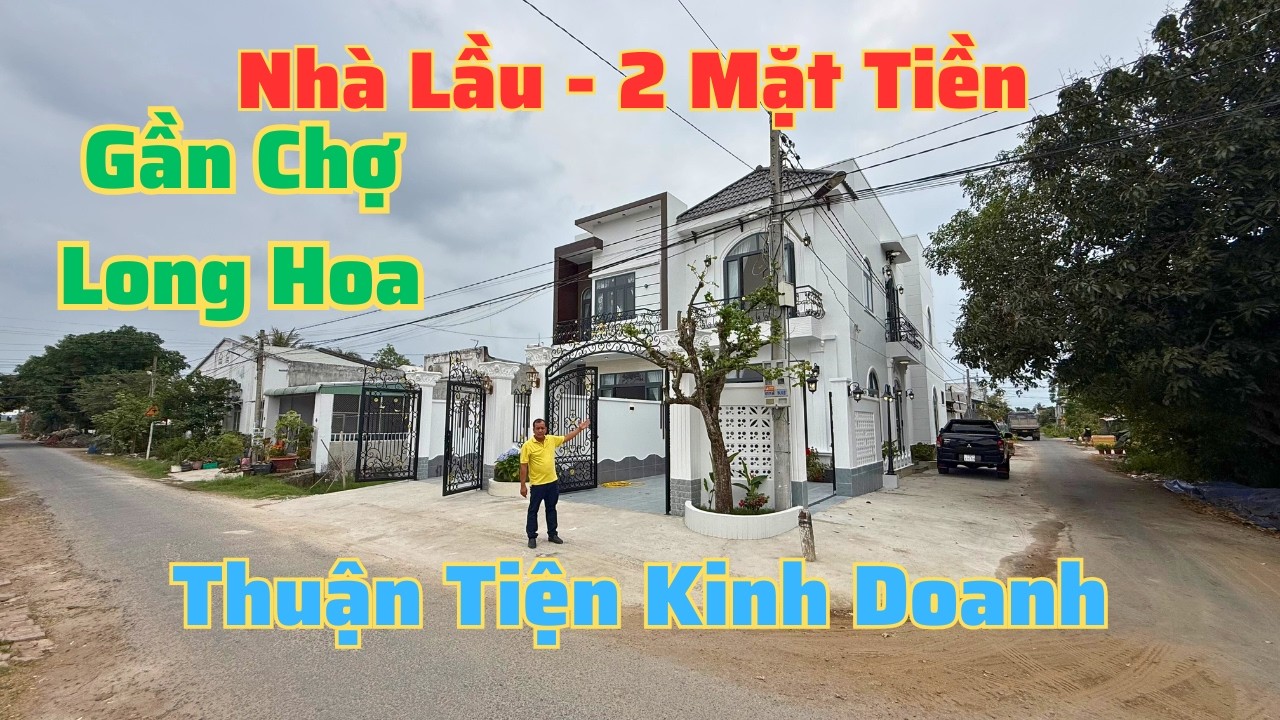 Nhà Lầu 2 Mặt Tiền – Gần Chợ Long Hoa – Khu Sầm Uất - Mua Bán Nhà Đất Tây Ninh 1554N