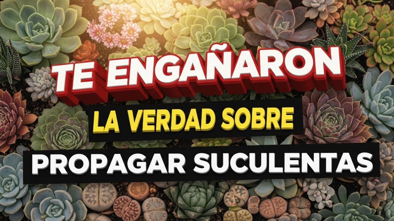 🌿20 SUCULENTAS que SÍ se PROPAGAN en AGUA (sin tierra) | + SECRETOS que los VIVEROS no CUENTAN✅