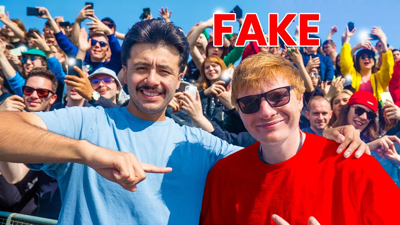 Фейковый розыгрыш Эда Ширана *ОТКЛЮЧЕНИЕ РЕЙВА*