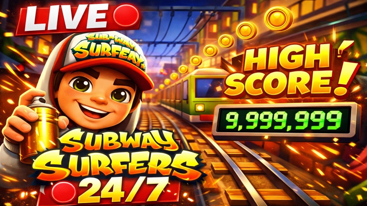 🔴 Subway Surfers Live High Score Run | Non Stop Endless Gameplay 😱🔥