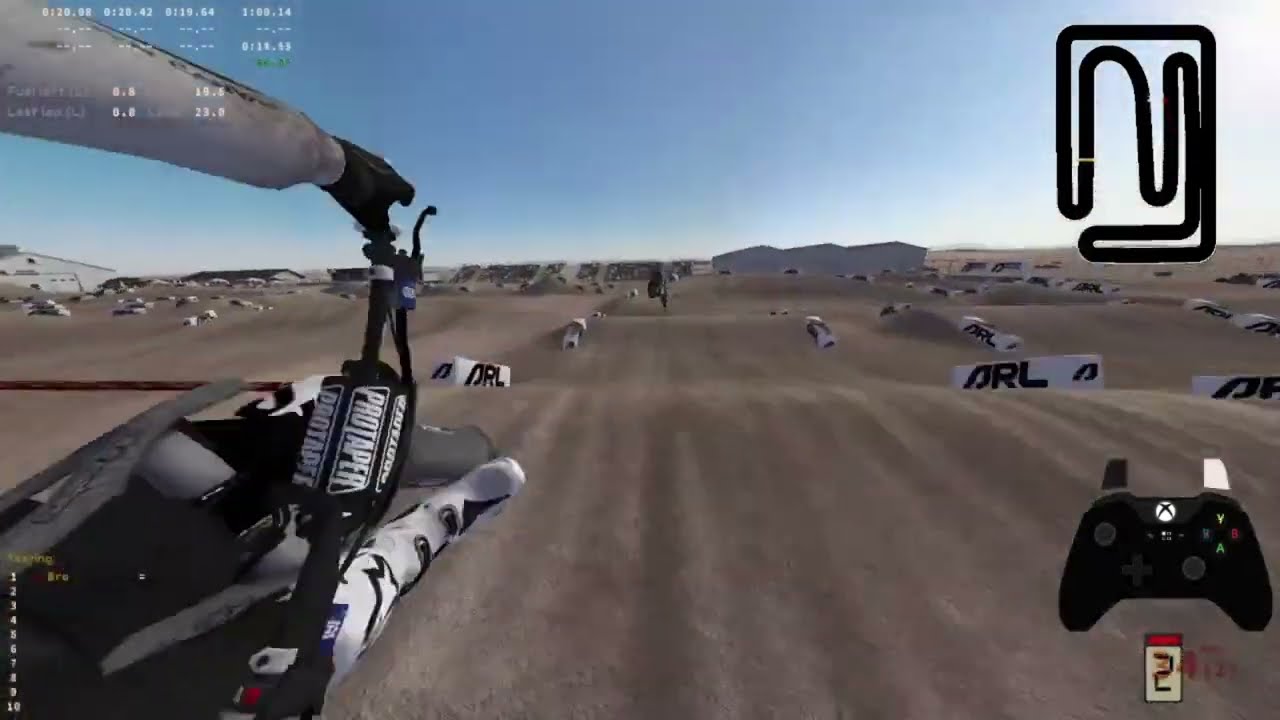250 ARL Track 2 Hotlap but kinda slow fr fr