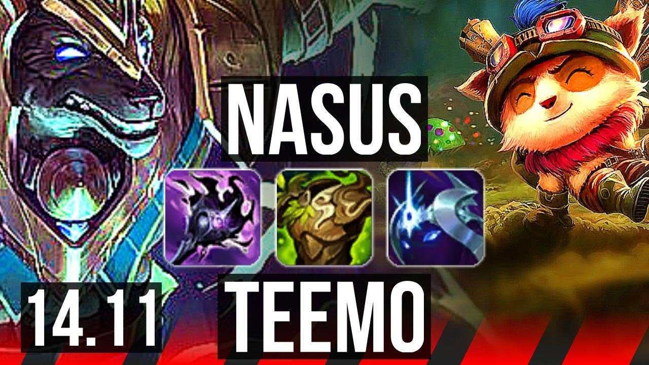 NASUS vs TEEMO (TOP) | 5/2/10 | NA Master | 14.11