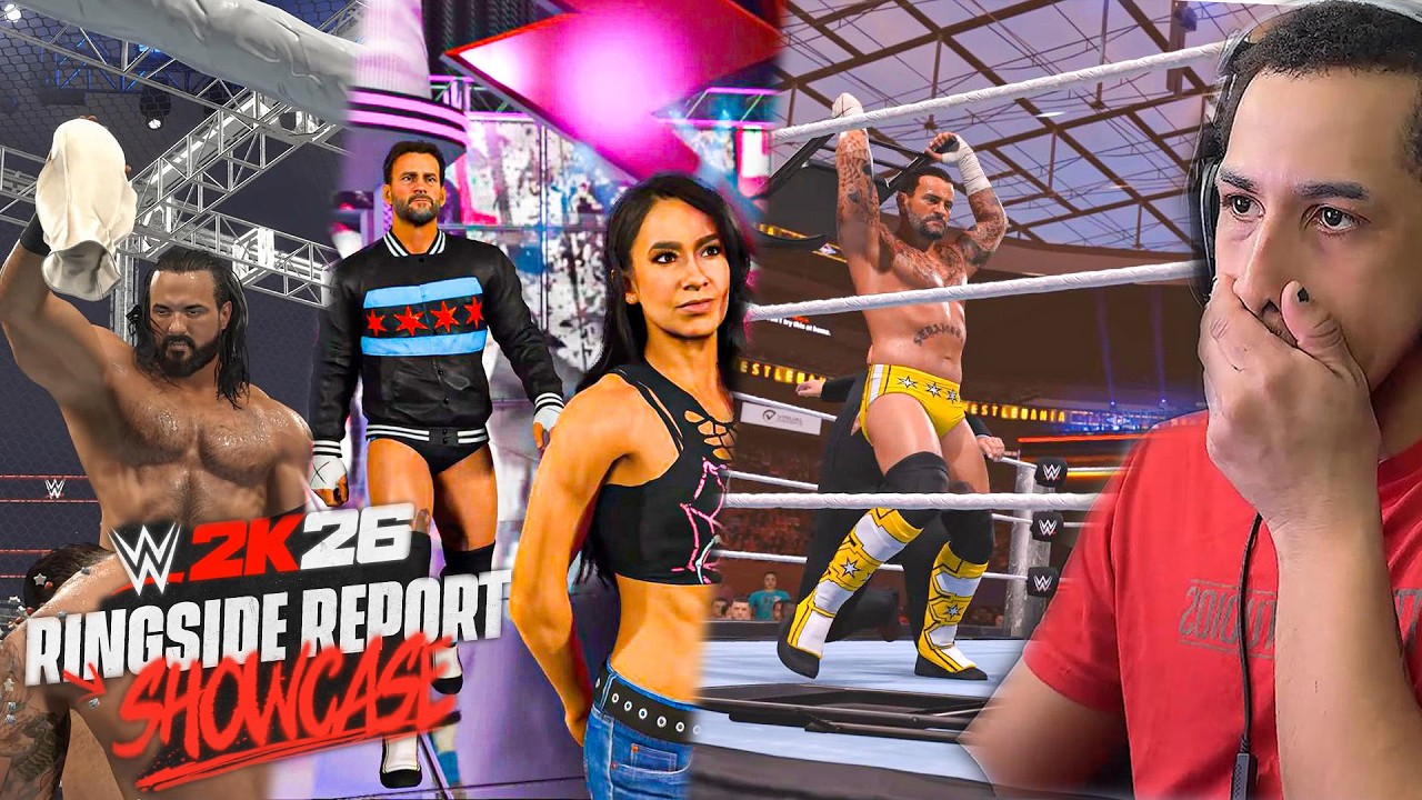 #WWE2K26 | Репортаж с ринга №2 - Режим &laquo;Шоу&raquo;! (РЕАКЦИЯ)