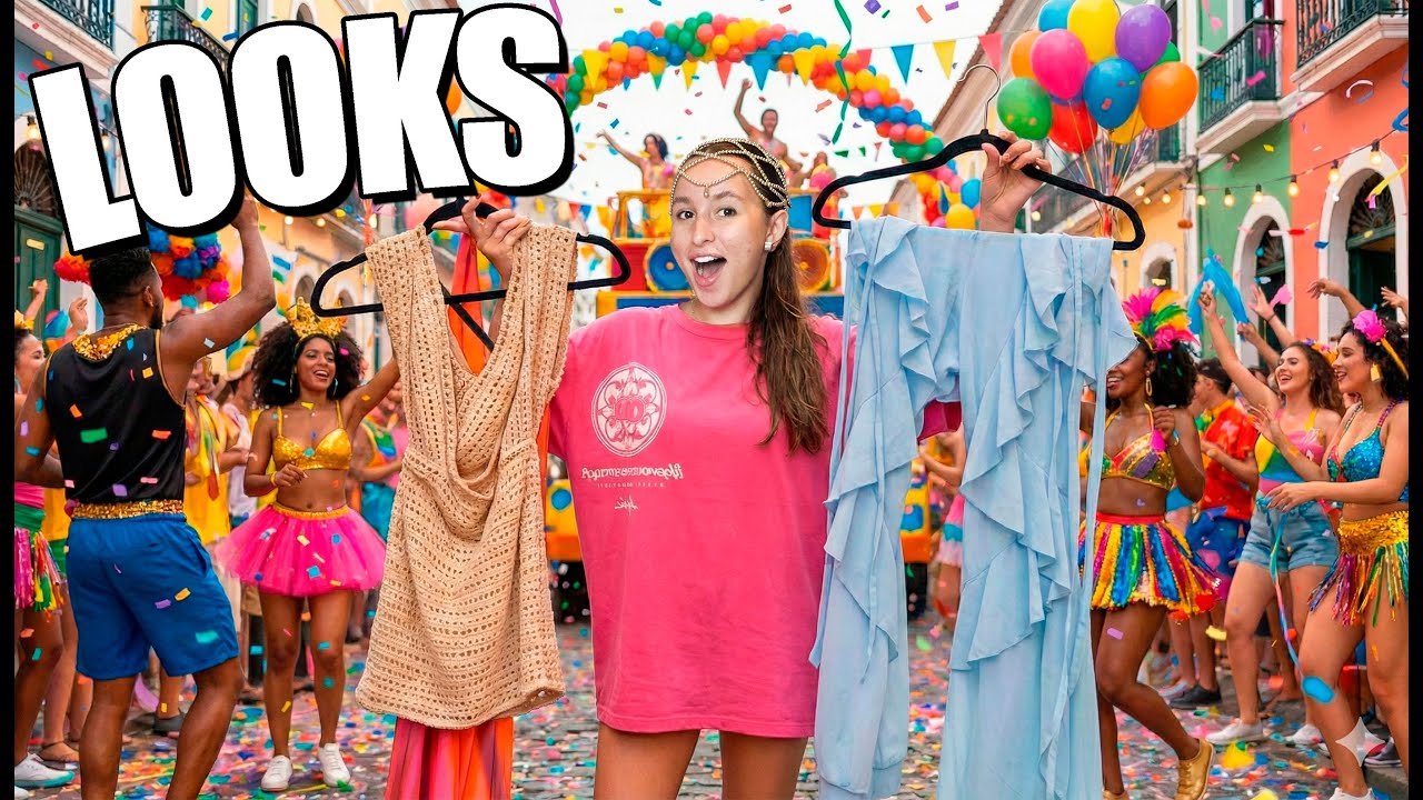 LOOKS e ACESSÓRIOS QUE COMPREI PARA o CARNAVAL!