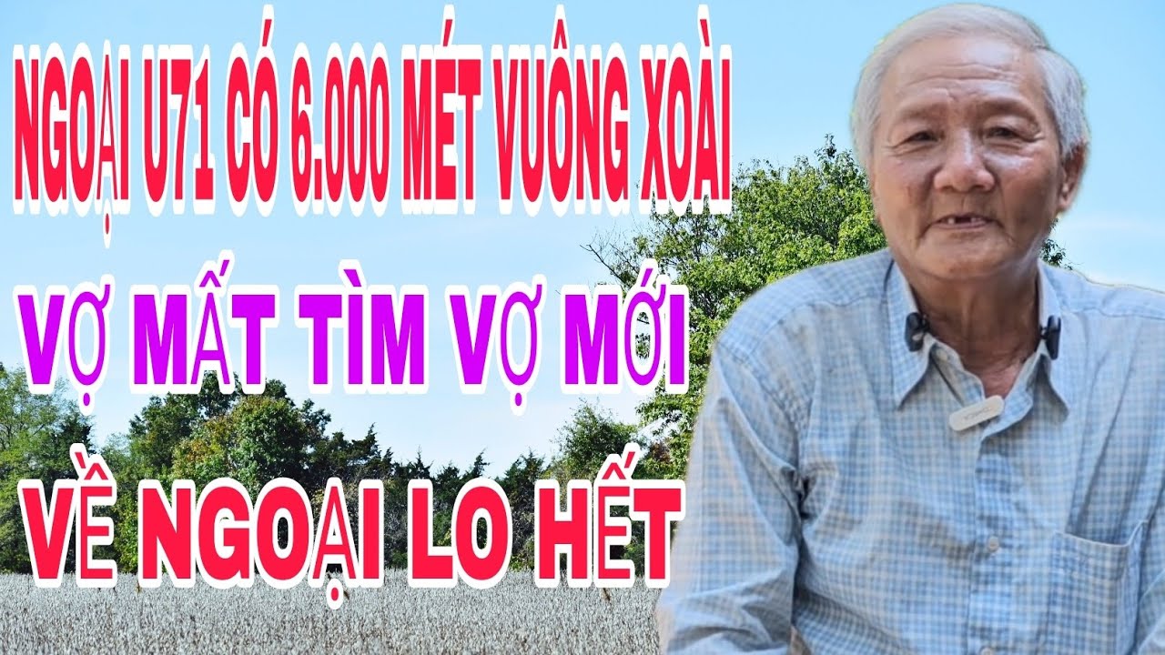 NGOẠI U71 CÓ 6.000 MÉT VUÔNG VƯỜN XOÀI VỢ MẤT TÌM VỢ MỚI #415