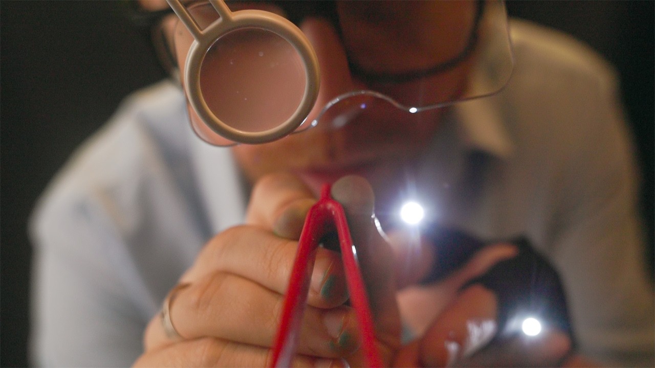 Unintelligible and Whispered ASMR | Repairing Your Eyes