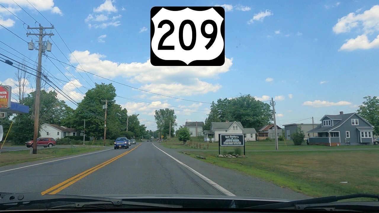 ⁴ᴷ⁶⁰ Driving US Route 209 from Accord, NY to Stone Ridge, NY