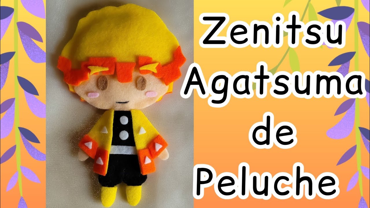COMO HACER A ZENITSU AGATSUMA DE PELUCHE | KIMETSU NO YAIBA | CRAFTS - YuureYCrafts #鬼滅の刃