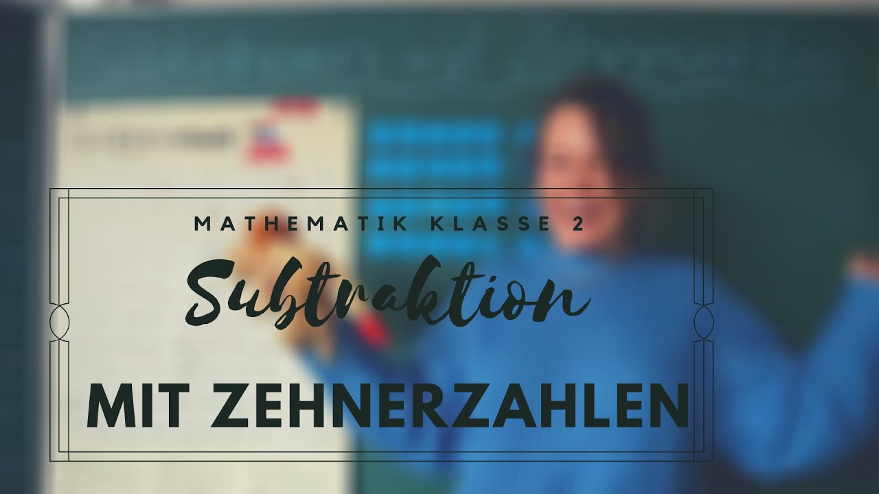 Subtraktion mit Zehnerzahlen (Mathematik, 2. Klasse)