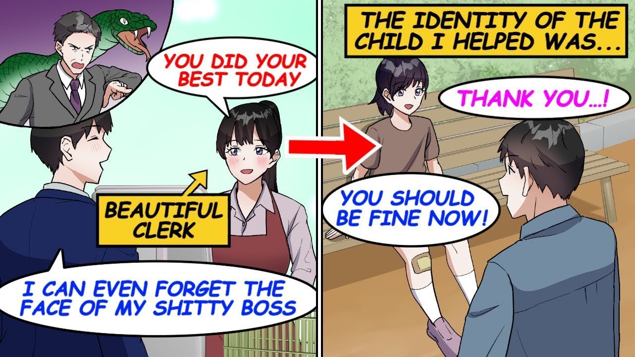【Comic Dub】Whenever I Was Exhausted, Her Smile Healed Me — Then One Day, I Helped a Girl
