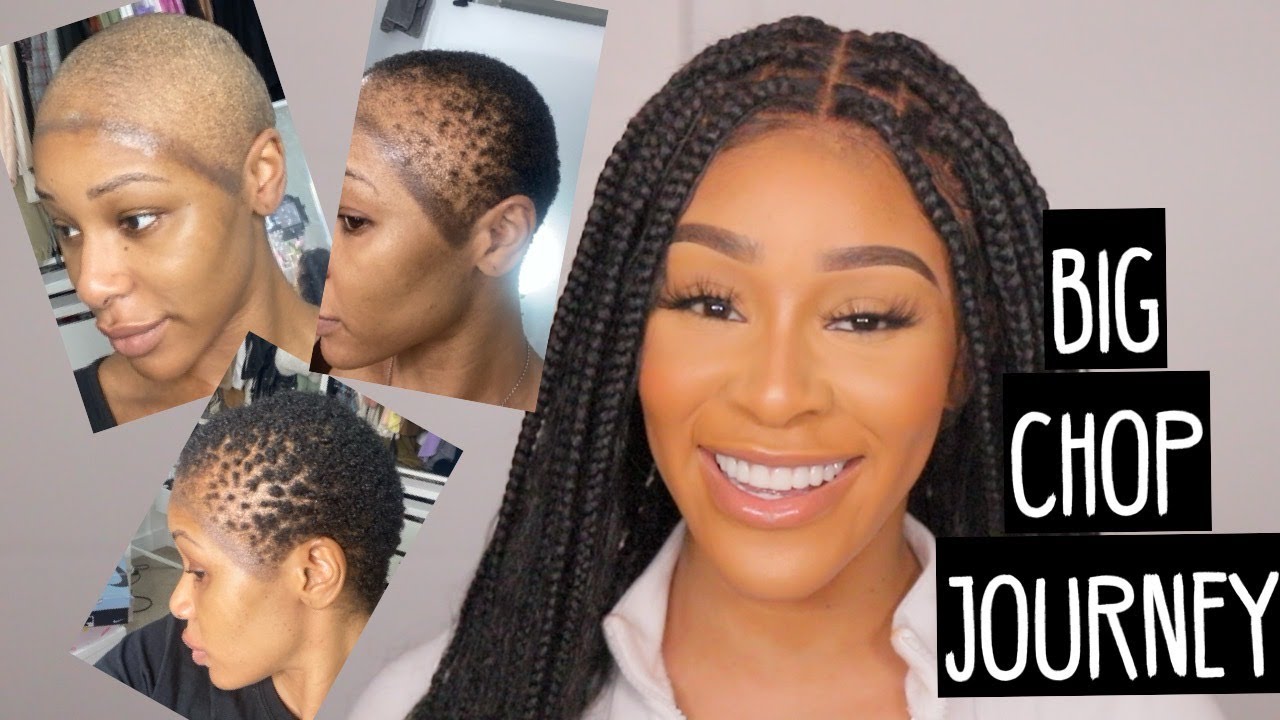 GLUEING MY WIGS MADE ME SHAVE MY HAIR - MY BIG CHOP JOURNEY - FT WIG FIX