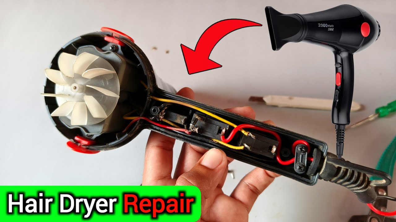 Hair Dryer Repair At Home | How To Repair Hair Dryer At Home | Hair Dryer Repair