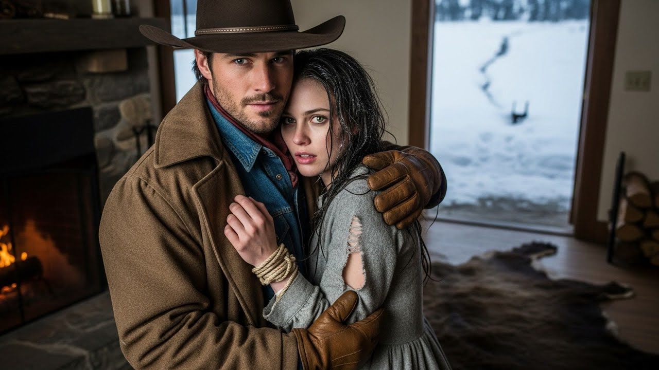 She Was Bleeding From Being Dragged Through Snow, A Cowboy Found Her Trail And Carried Her Home