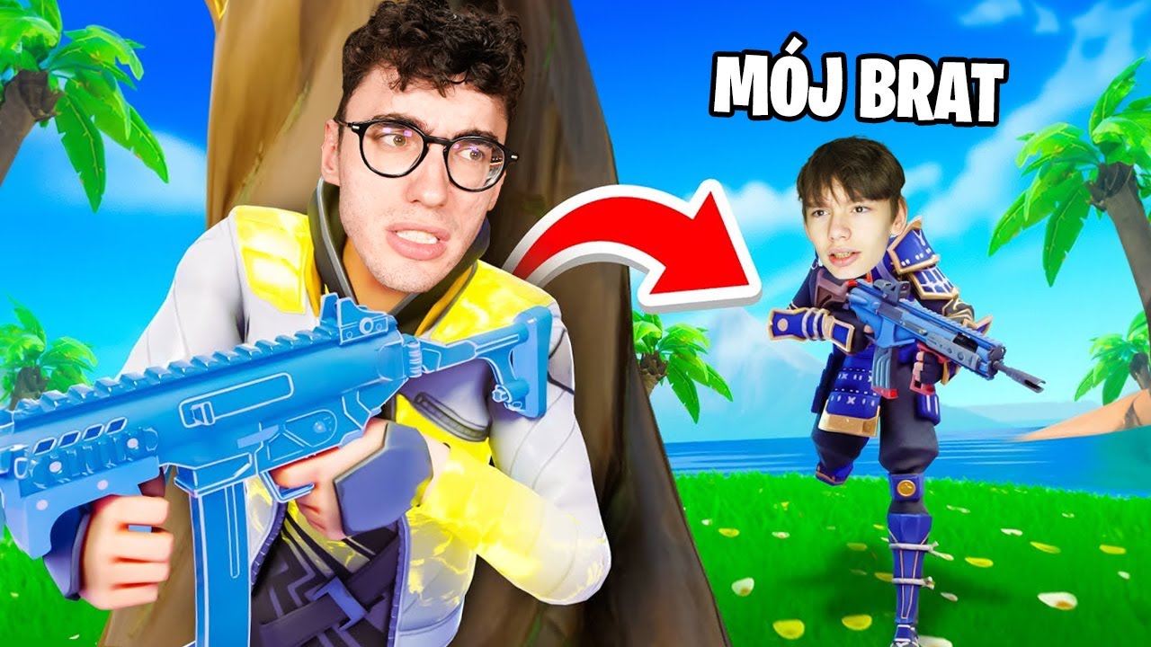 Spotkałem MŁODSZEGO BRATA w FORTNITE! (rozwale go)