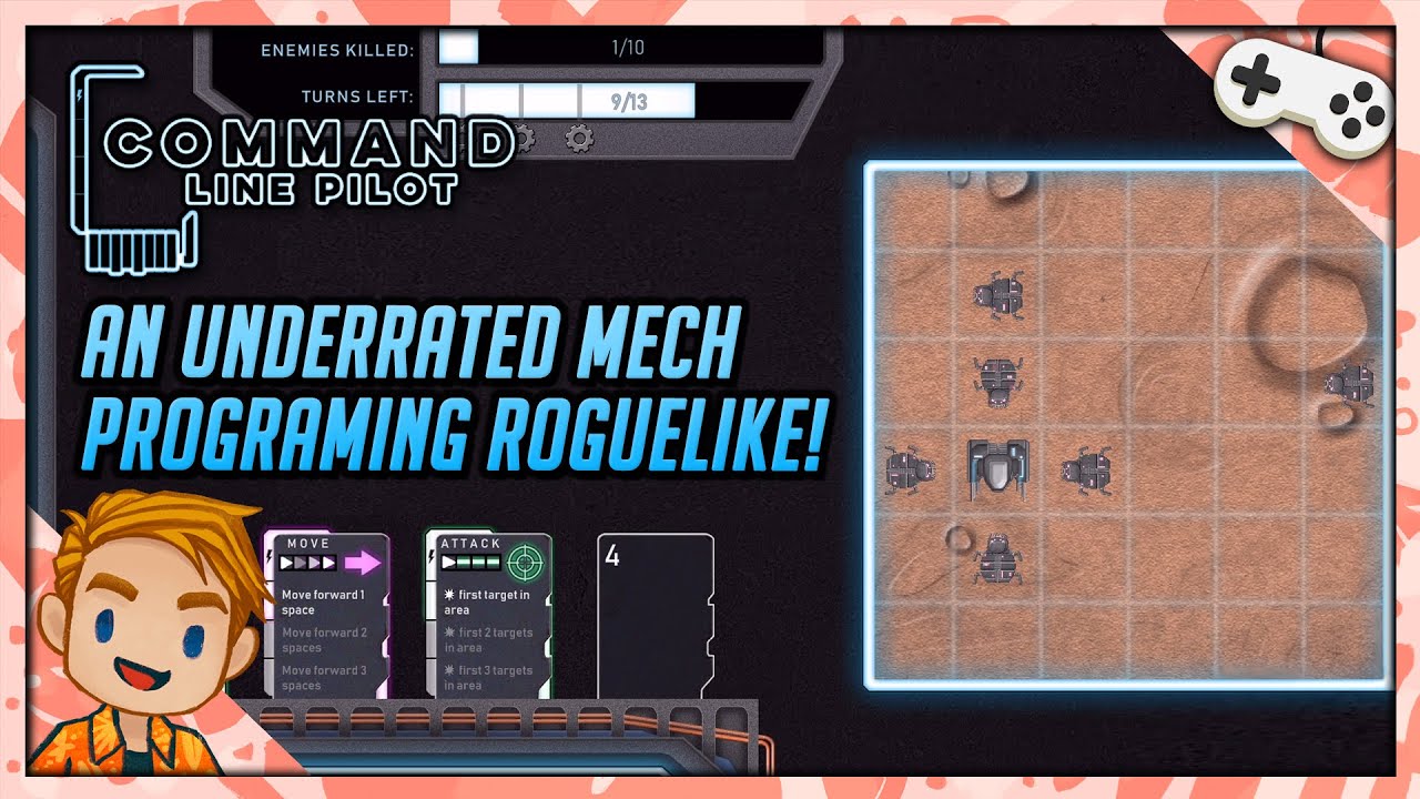 AN UNDERRATED MECH PROGRAMING ROGUELIKE! | Let's Play Command Line Pilot | PC Gameplay
