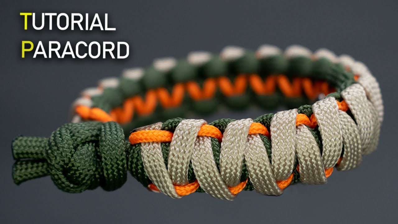 Pulsera paracord cobra modificada sin broche #paracord #cobra