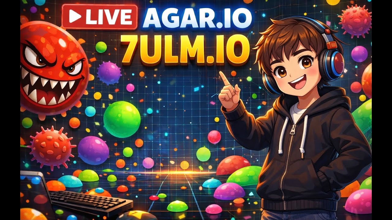 Live Agar.io 7ulm لايف اجاريو رمضان مبارك