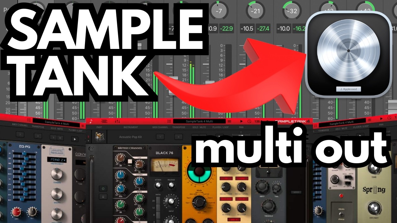 How to Create Multiple Outputs with SampleTank in Logic Pro 11 &ndash; Step-by-Step Guide!