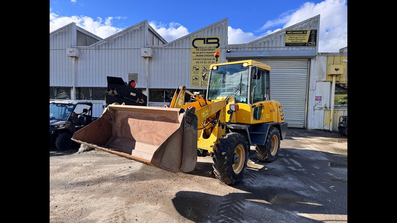 Chargeuse à pneus 5T Komatsu WA75-3