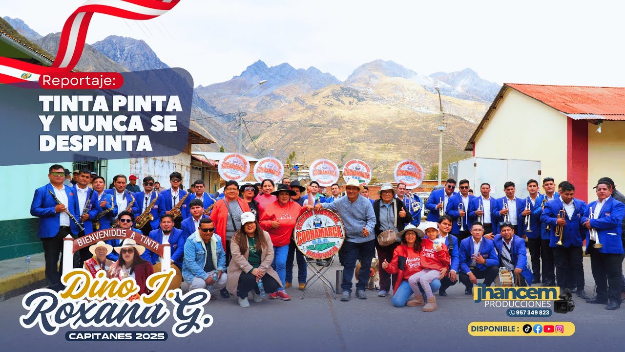 REPORTAJE SAN SEBASTIÁN DE TINTA CELEBRA LAS FIESTAS PATRIAS | OYÓN, PERÚ 2025