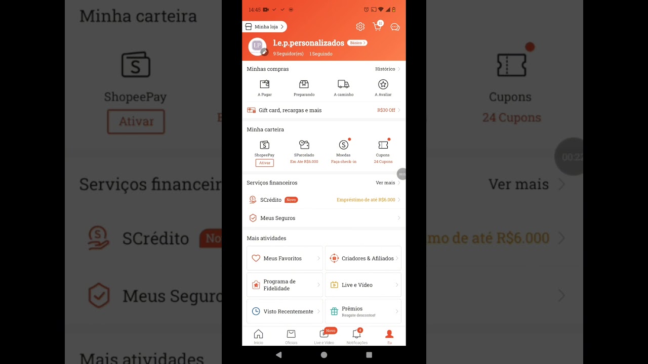 como impulsionar gr&aacute;tis  produtos na shopee pelo celular  / shopee