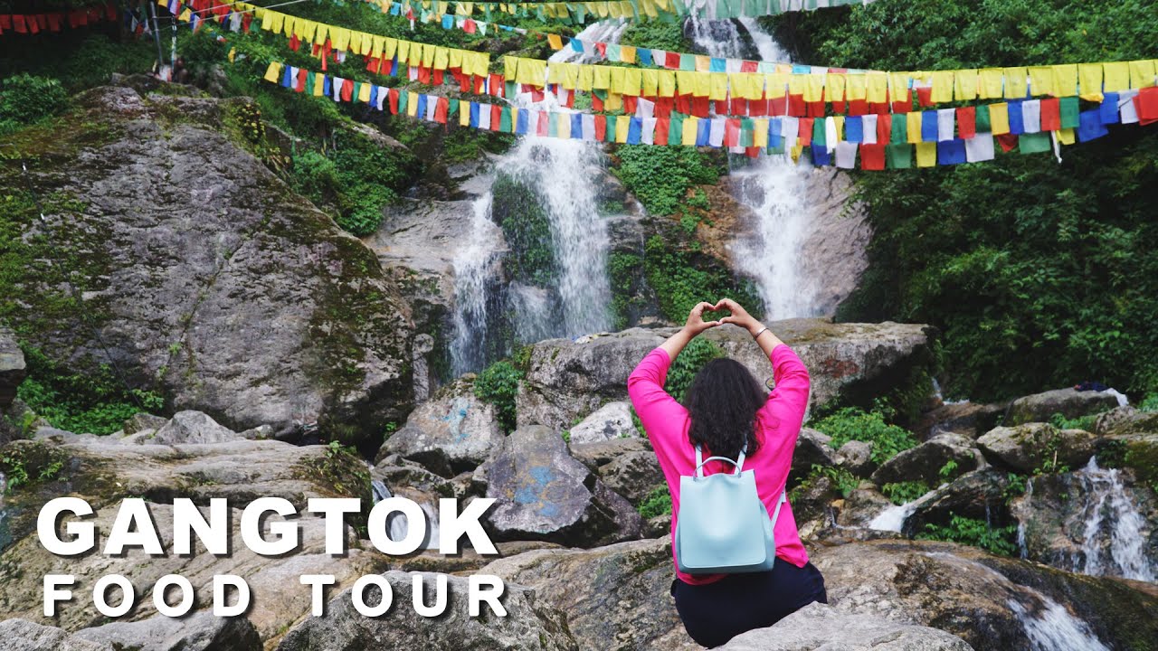 GANGTOK FOOD TOUR | Momo | Nepali Thali | Laphing | Wai Wai Sadeko | Shaphaley | Shapta | Tingmo