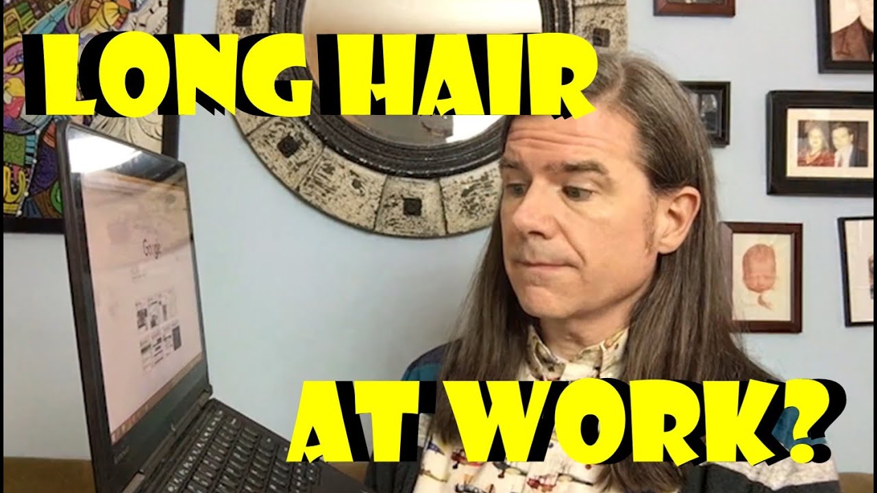 Men's Long Hair: Long Hair at Work