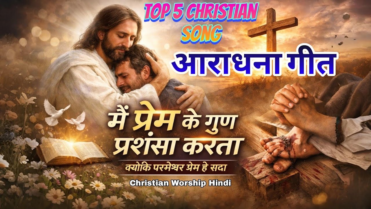 ✝️मैं प्रेम के गुण प्रशंसा करता आराधना गीत🛐//#_jesus 