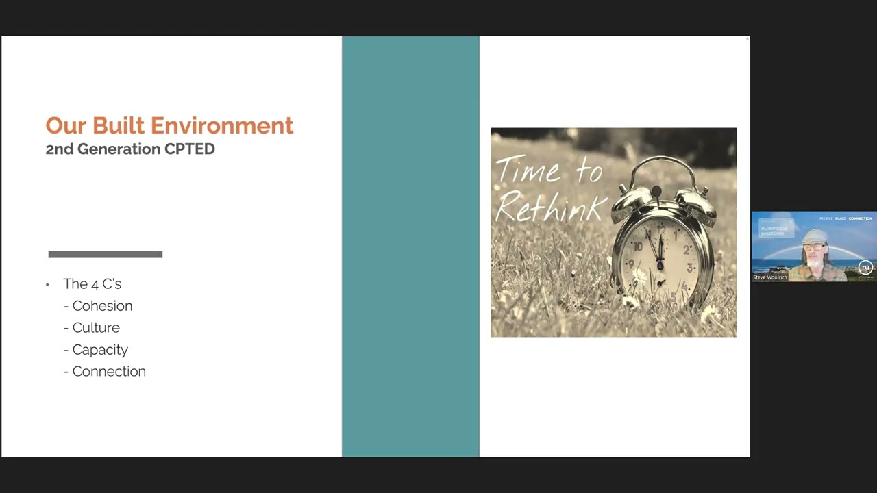 Crime Prevention through Environmental Design - overview of first and second generation CPTED