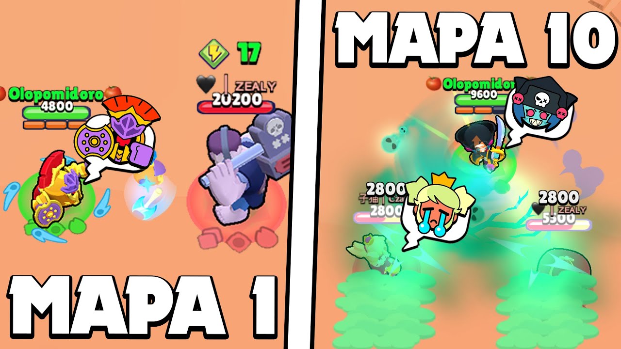 PRZESZEDŁEM 10 NAJTRUDNIEJSZYCH MAP w BRAWL STARS!