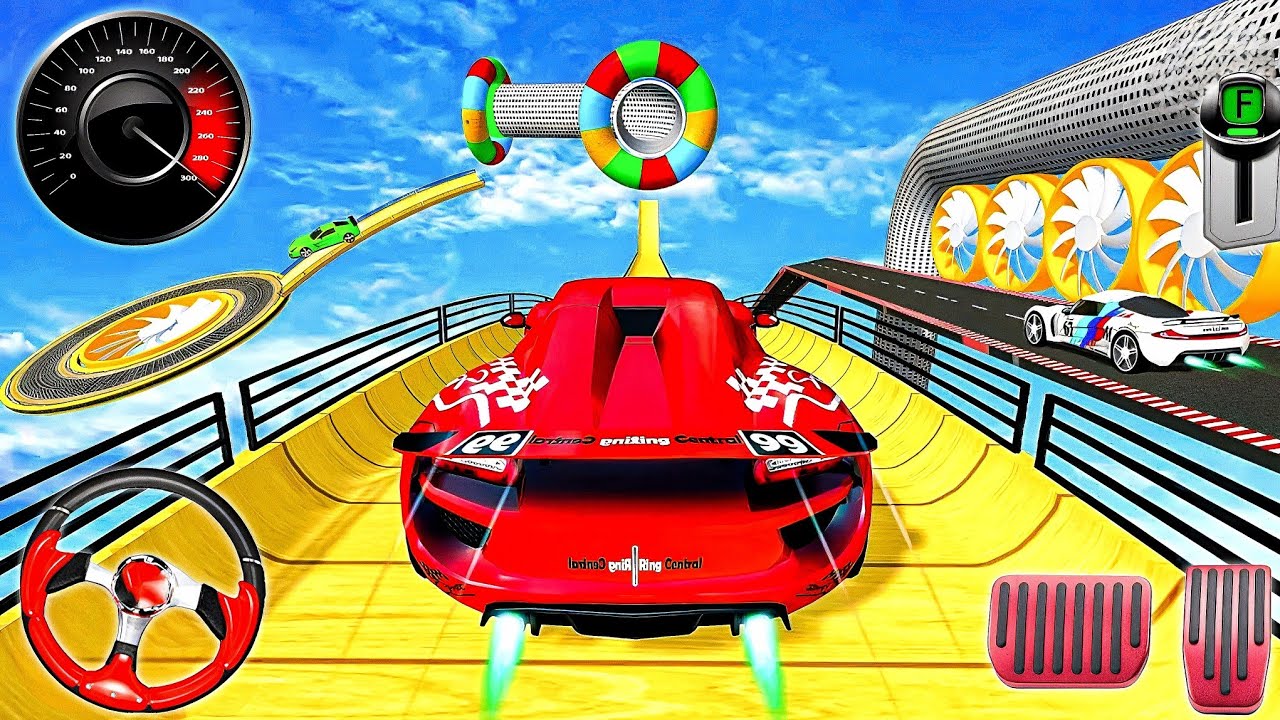 GT Impossible Car Stunt Racing 3D - Mega Ramp Car Race  Simulator : Android GamePlay #6