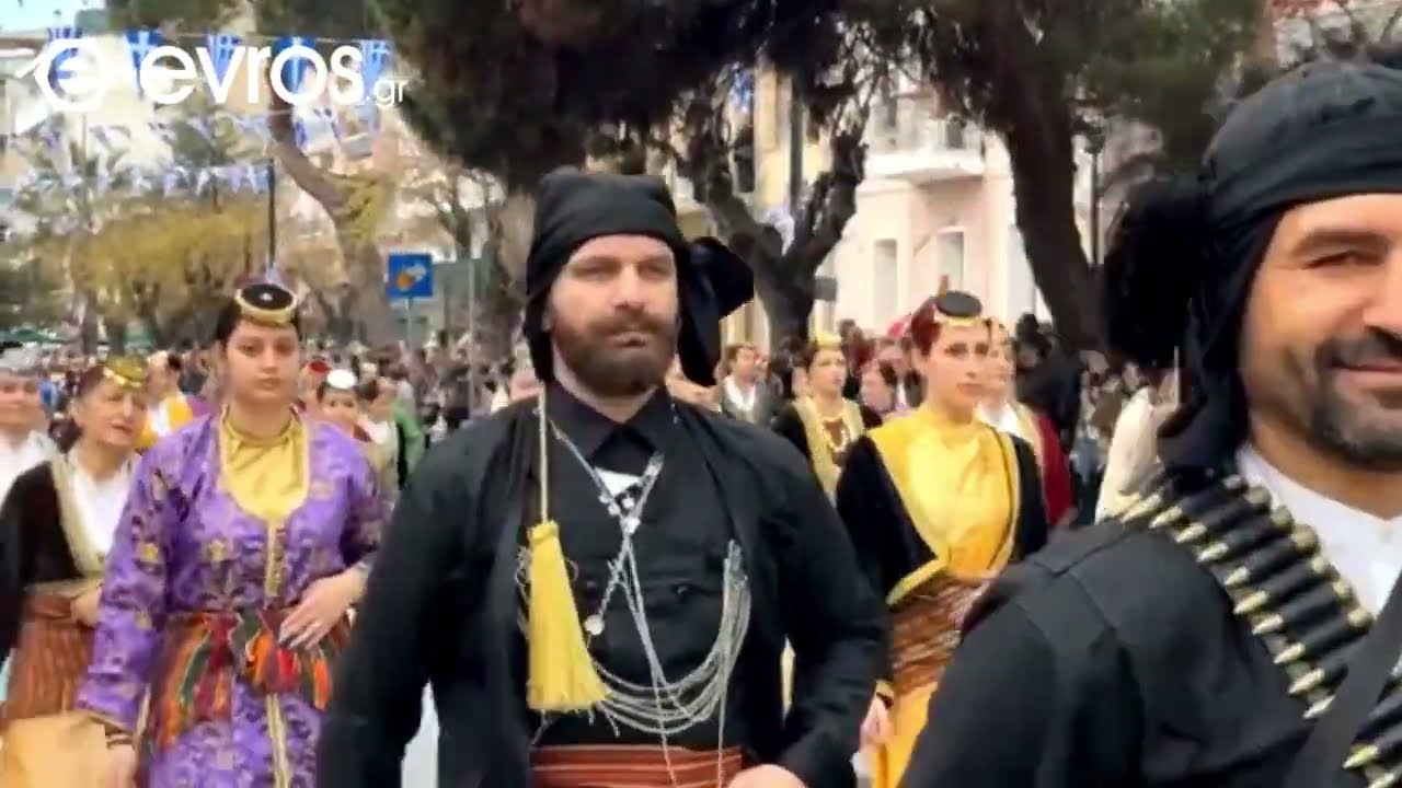 Η μαθητική και στρατιωτική παρέλαση στην Αλεξανδρούπολη για την επέτειο της 25ης Μαρτίου 2024