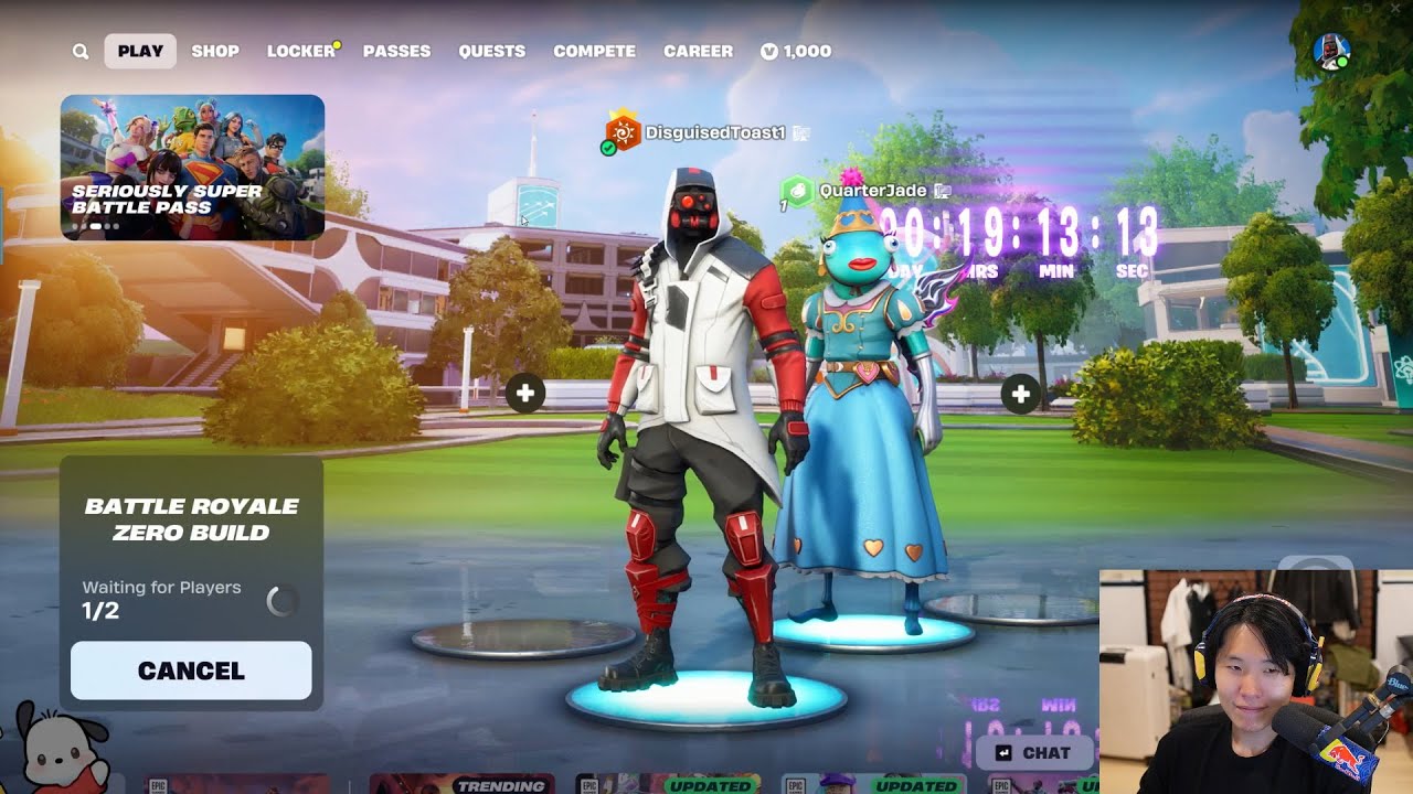 DisguisedToast | 2025-08-01 | FORTNITE Party Up: Summer Road Trip with @quarterjade #EpicPartner