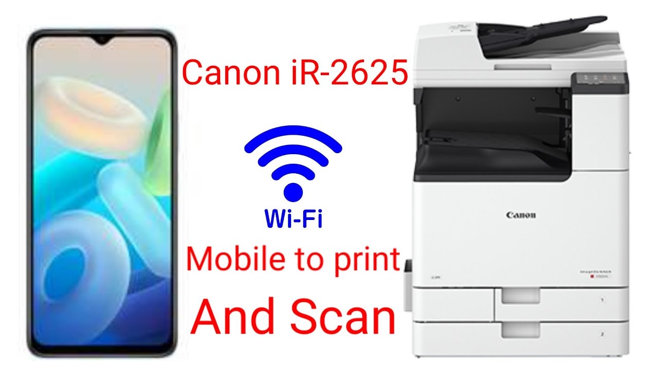 Mobile to print and scan canon iR-2625 #print_#scan_canon