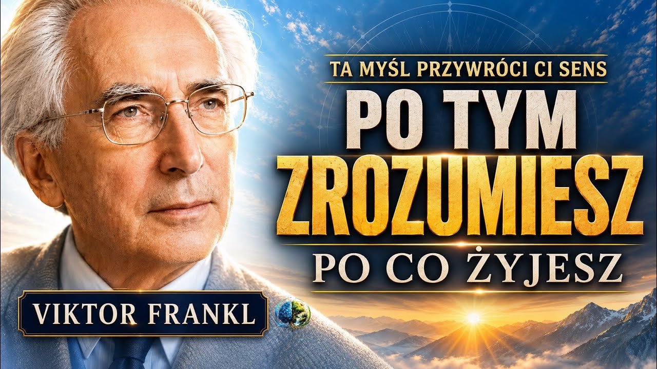 VIKTOR FRANKL | TA PRAWDA O SENSIE ŻYCIA ZMIENIA WSZYSTKO | Dlaczego sukces nie daje spełnienia? 