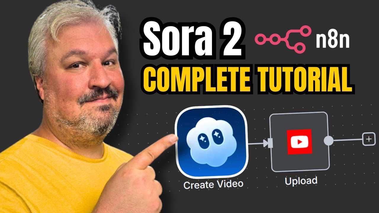 Я автоматизировал безликий канал YouTube с помощью ИИ (Sora 2 + n8n)