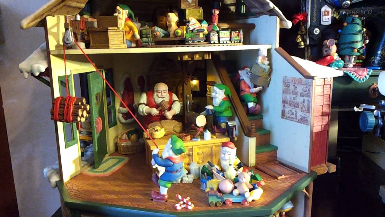 Enesco Santa's Workshop Music Box
