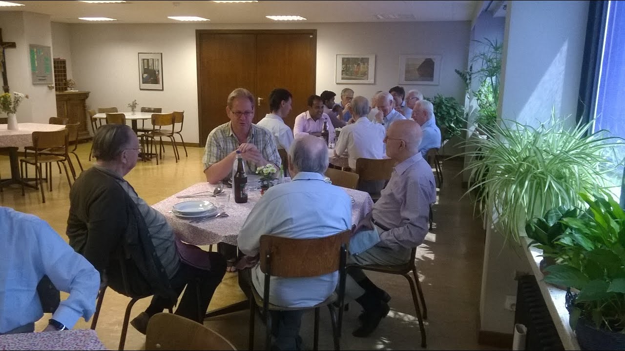 La communauté jésuite de Namur, en 2015.