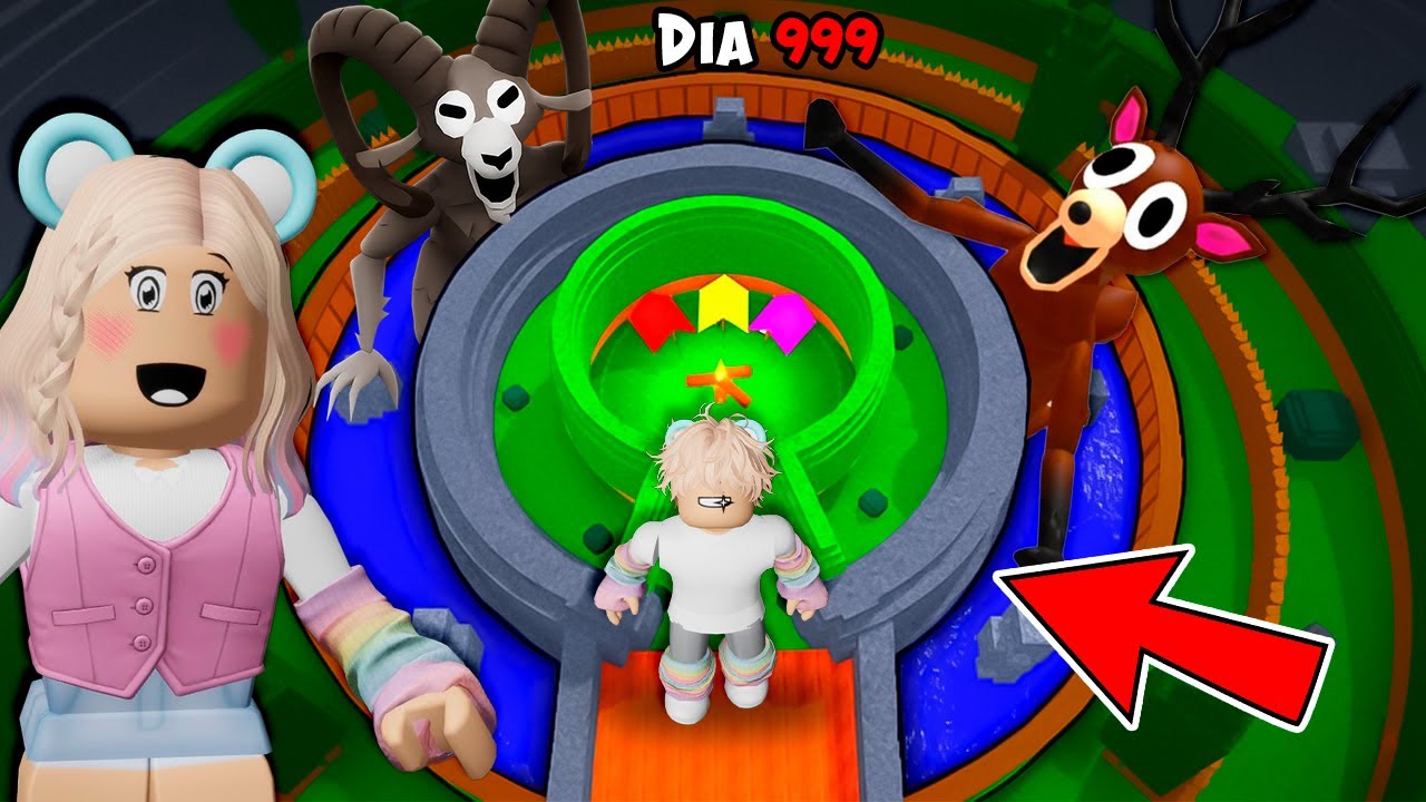 FIZEMOS A MAIOR BASE PARA SOBREVIVER 1000 DIAS em 99 NOITES NA FLORESTA - ROBLOX